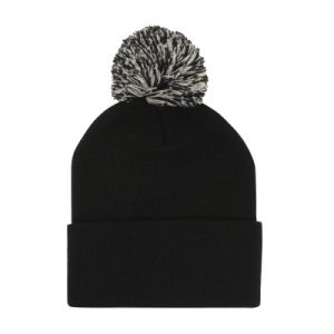 Acrylic Beanie with Pom Pom