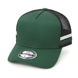 A-Frame Striped Trucker Cap