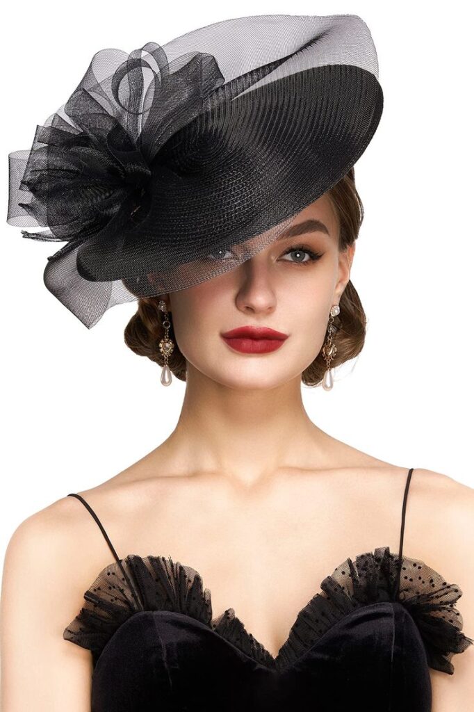  beautiful black cocktail hat