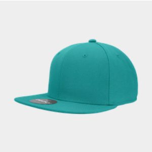 6 Panel High Profile Structured Acrylic/Polyester Fitted